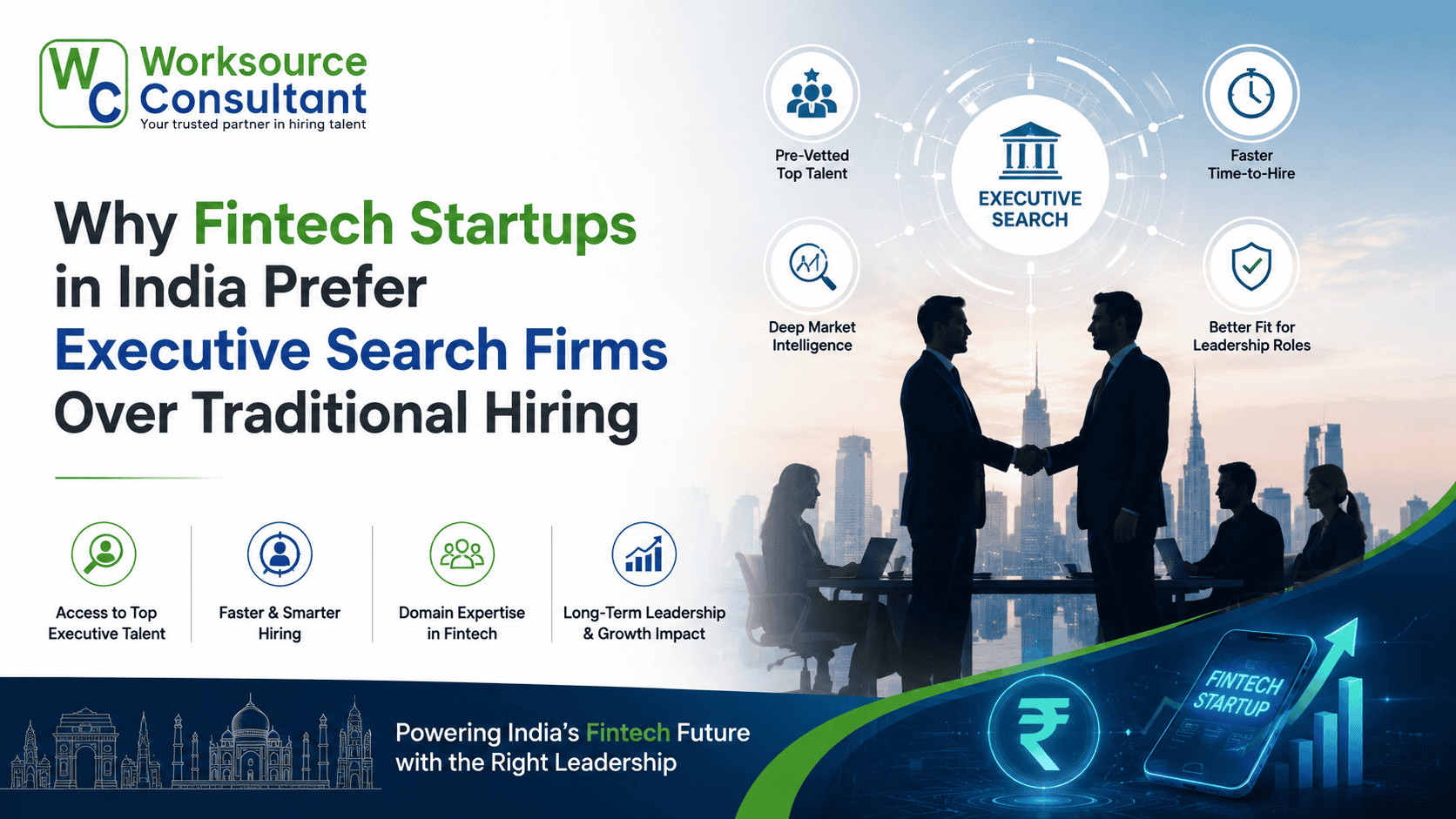 Why Fintech Startups in India Prefer Executive Search Firms