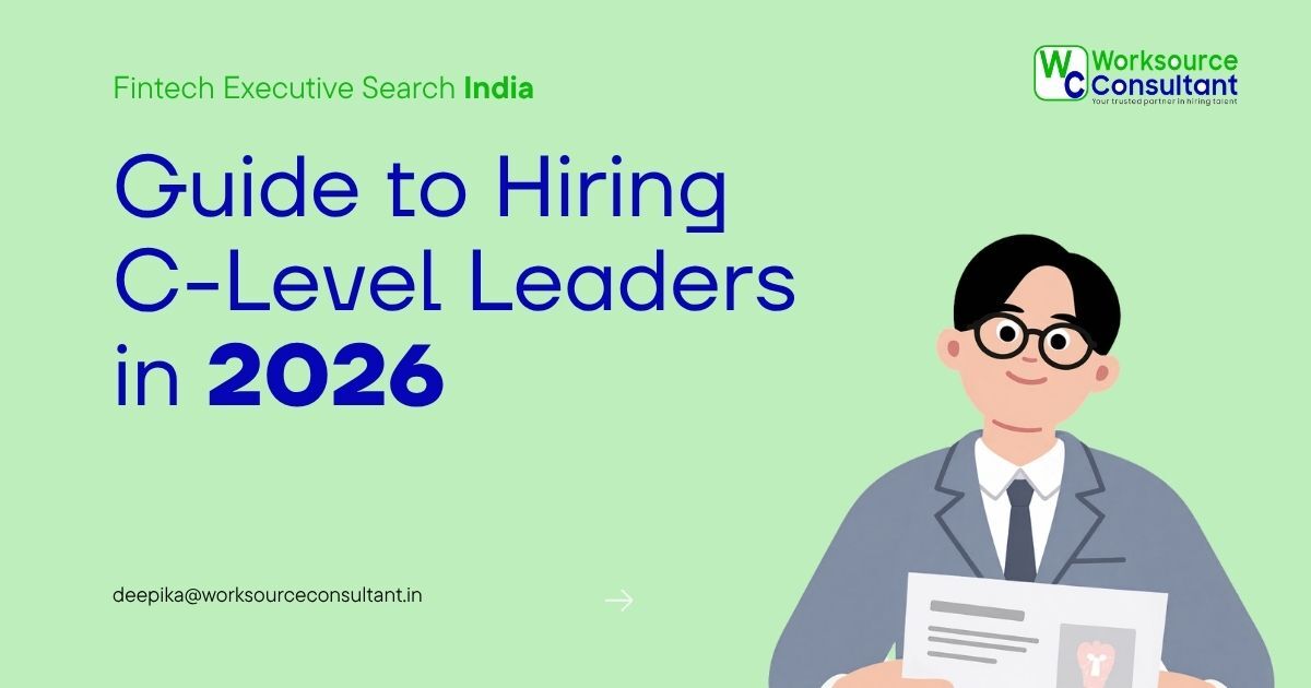 Fintech Executive Search India Guide to Hiring C Level Leaders in 2026