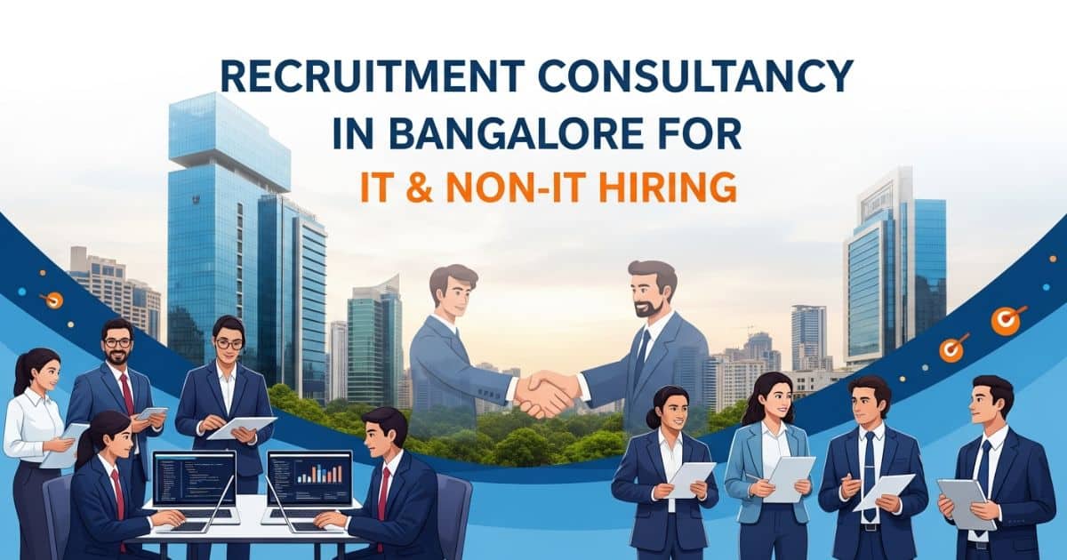 Recruitment consultancy in Bangalore offering IT and non-IT hiring support for growing companies