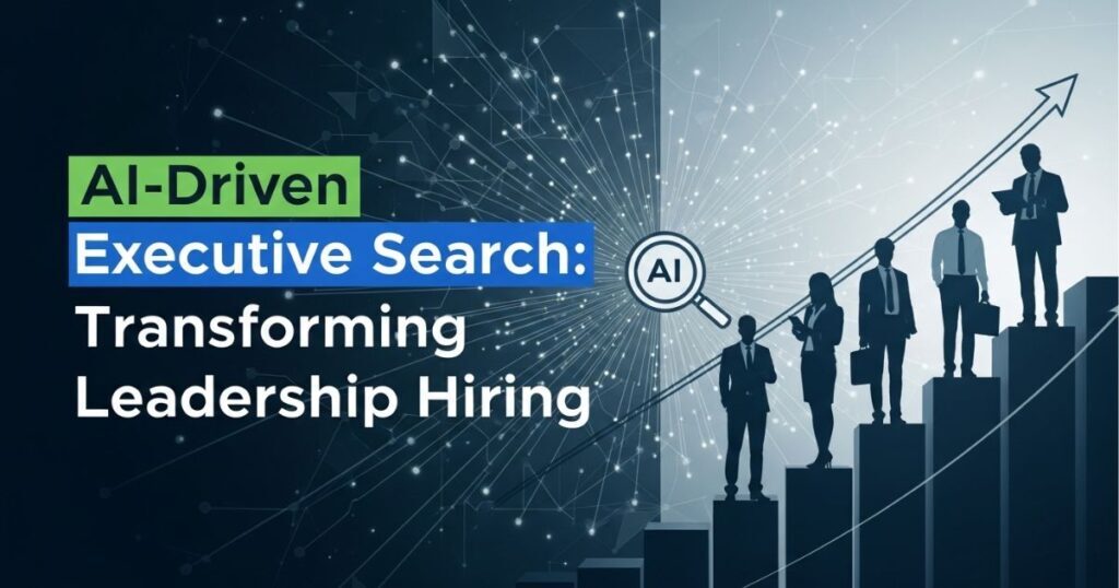 AI-Driven Executive Search transforming leadership hiring with AI-powered recruitment solutions.
